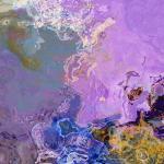 Large Abstract Art 30x30 G..